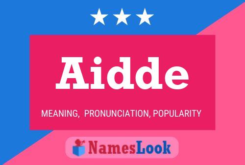 Aidde Name Poster