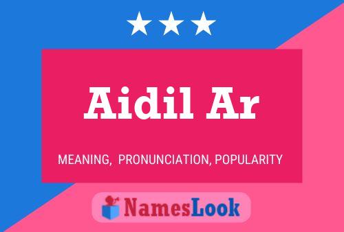 Aidil Ar Name Poster