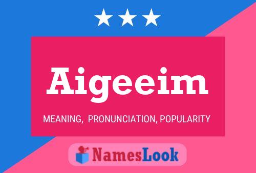 Aigeeim Name Poster