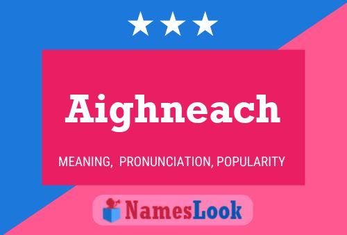 Aighneach Name Poster