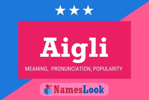 Aigli Name Poster