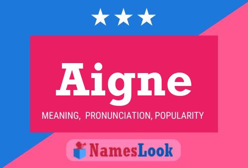 Aigne Name Poster