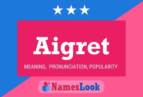 Aigret Name Poster