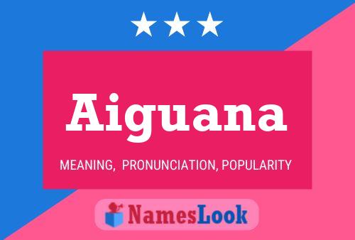 Aiguana Name Poster