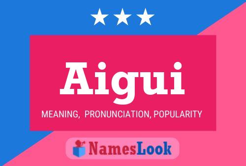 Aigui Name Poster