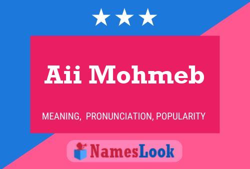 Aii Mohmeb Name Poster