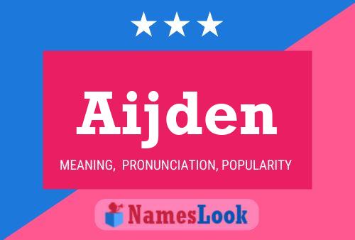 Aijden Name Poster