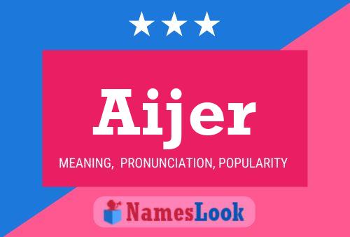 Aijer Name Poster