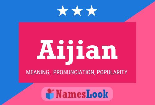 Aijian Name Poster