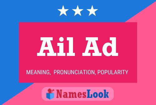 Ail Ad Name Poster