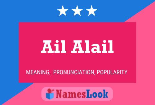 Ail Alail Name Poster