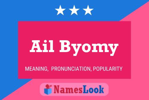 Ail Byomy Name Poster