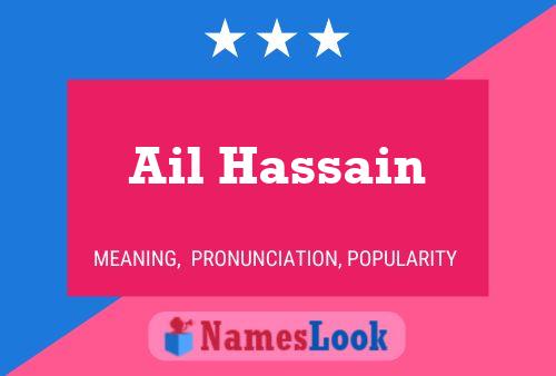 Ail Hassain Name Poster