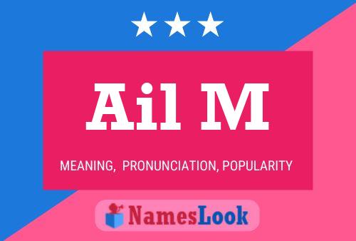 Ail M Name Poster