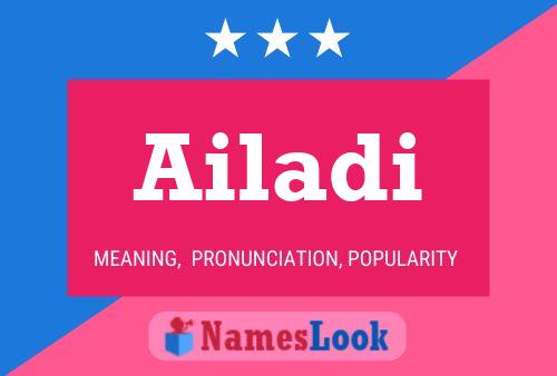 Ailadi Name Poster