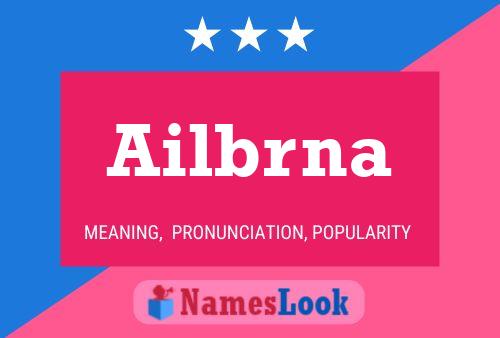 Ailbrna Name Poster