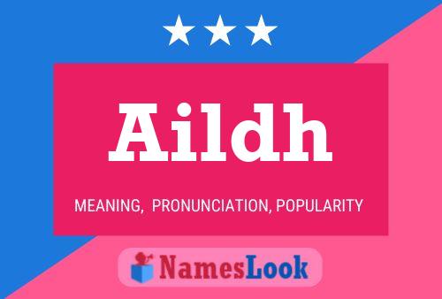 Aildh Name Poster