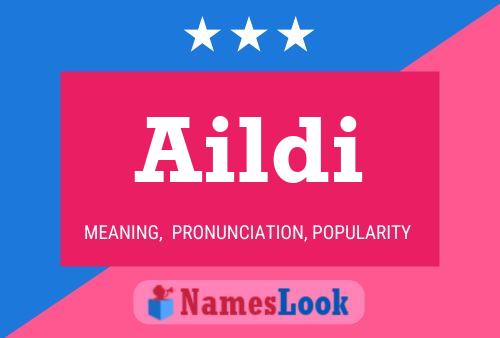 Aildi Name Poster