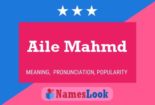 Aile Mahmd Name Poster