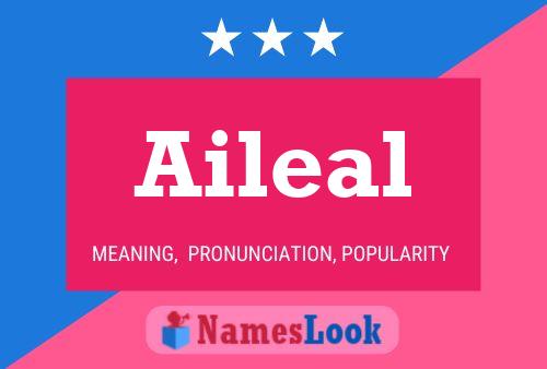 Aileal Name Poster