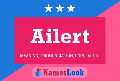 Ailert Name Poster