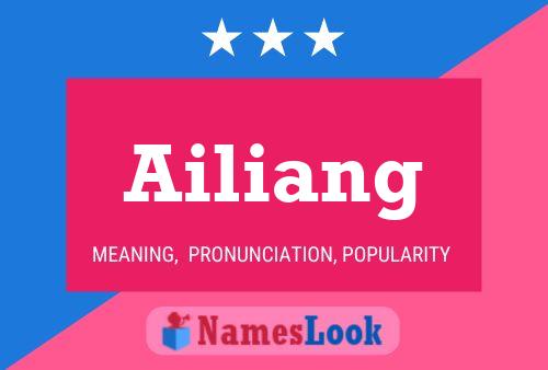 Ailiang Name Poster