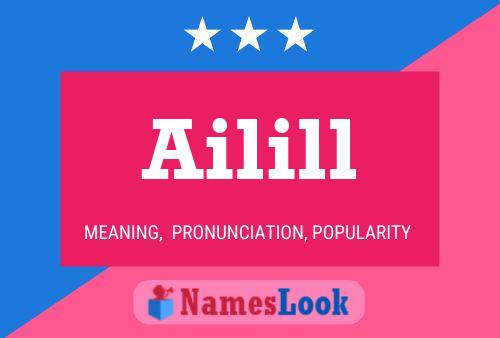 Ailill Name Poster