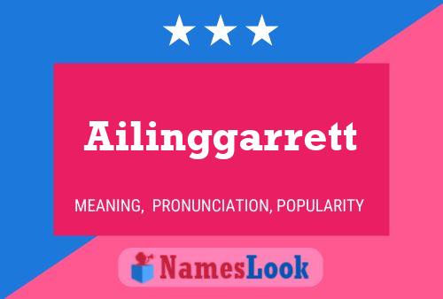 Ailinggarrett Name Poster