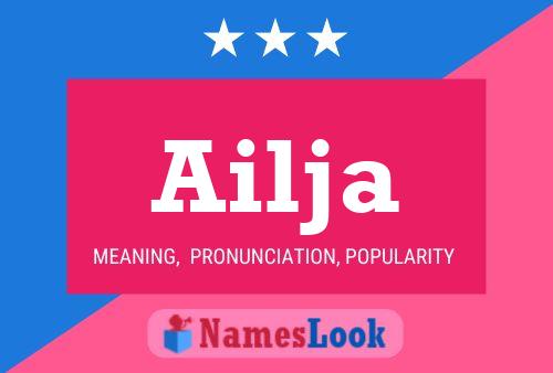 Ailja Name Poster