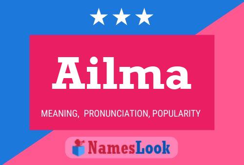 Ailma Name Poster