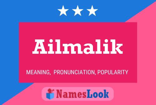 Ailmalik Name Poster