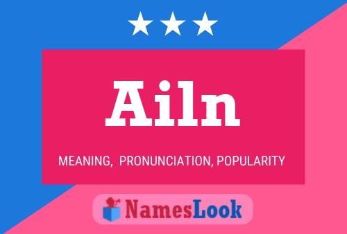 Ailn Name Poster