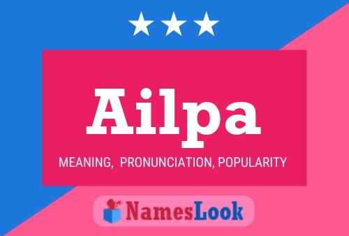 Ailpa Name Poster