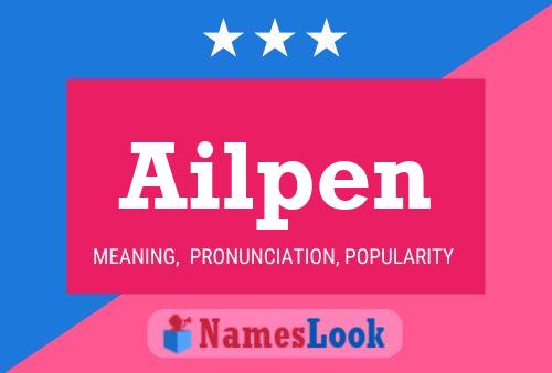 Ailpen Name Poster