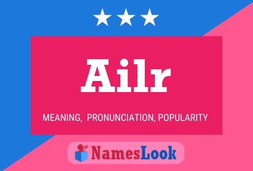 Ailr Name Poster