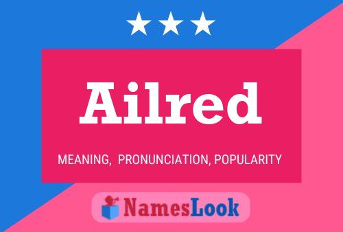 Ailred Name Poster