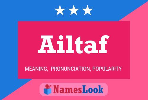 Ailtaf Name Poster