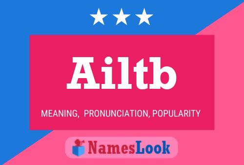 Ailtb Name Poster