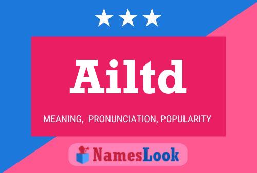 Ailtd Name Poster