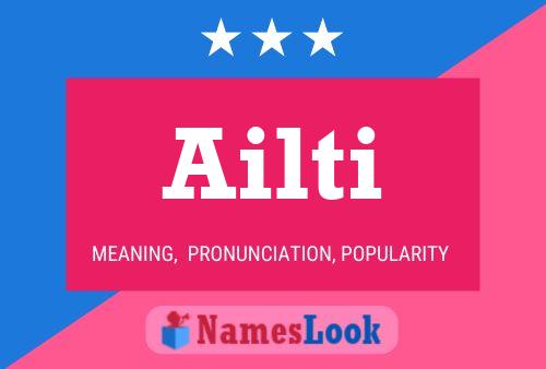 Ailti Name Poster