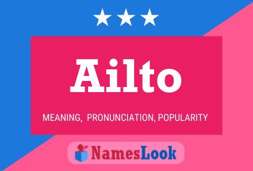 Ailto Name Poster