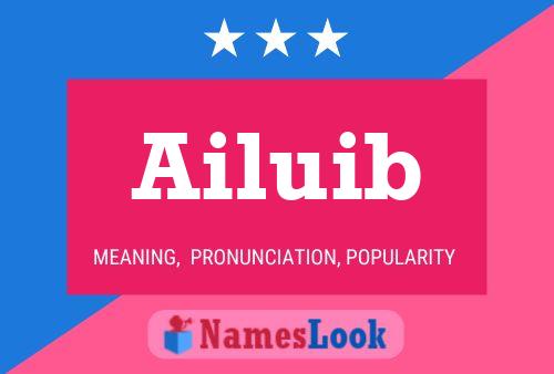 Ailuib Name Poster