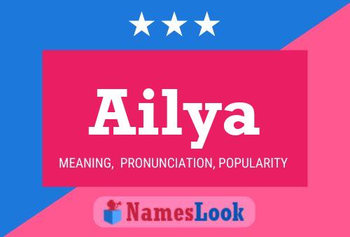 Ailya Name Poster