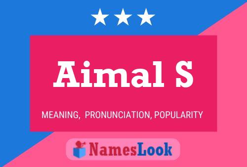 Aimal S Name Poster