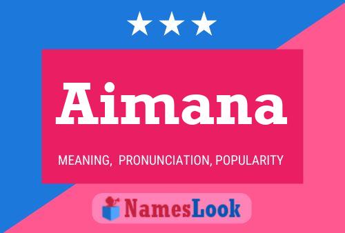 Aimana Name Poster