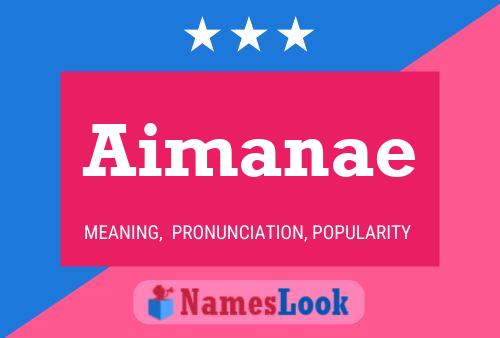 Aimanae Name Poster