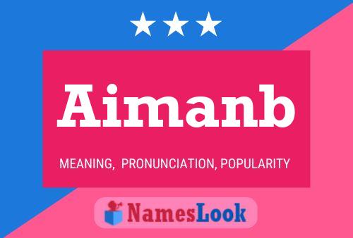 Aimanb Name Poster