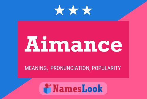 Aimance Name Poster