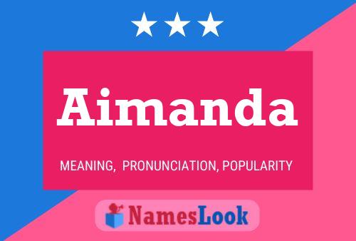 Aimanda Name Poster