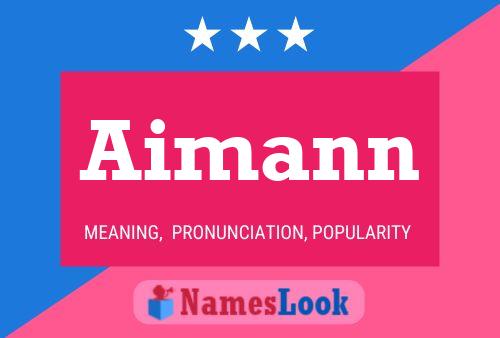 Aimann Name Poster